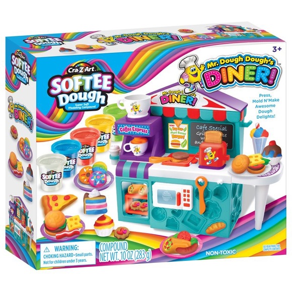 Softee Dough Multicolor Mr. Dough's Diner Playset - Picture 1 of 7